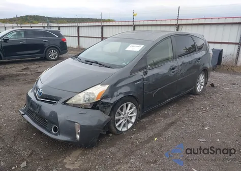 2012 Toyota Prius V Five из США, поврежденный, VIN JTDZN3EU5C3178012